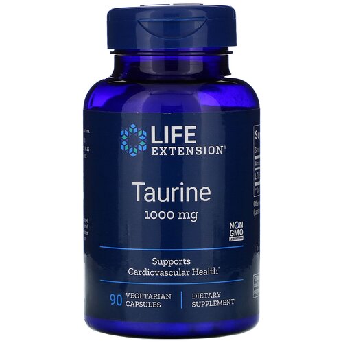 ���� ������� Life Extension Taurine, 250 ��, 1000 ��, 90 ��. ������ ������