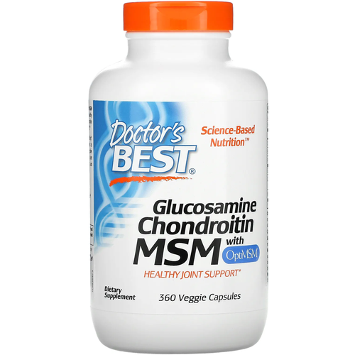   Doctor's Best Glucosamine, Chondroitin with MSM OptiMSM, 480 , 480 , 360 .   -     , -, 