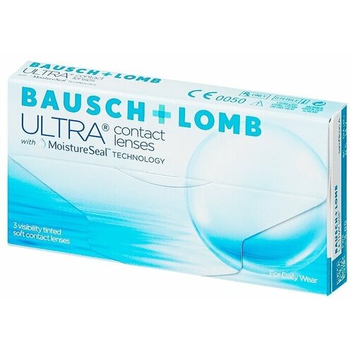 ���� ���������� ����� Bausch & Lomb Ultra, 3 ��., R 8,5, D -7,5, 1 ��. ������ ������