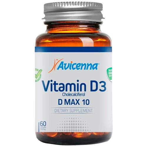 ���� Avicenna Vitamin D3 ����., 10000 ��, 0.17 �, 60 ��. ������ ������