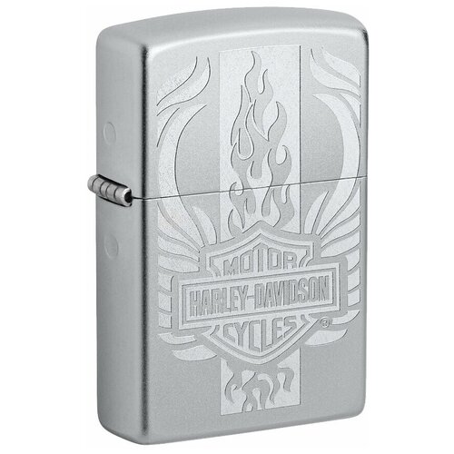     ZIPPO Classic 49660 Harley-Davidson c  Satin Chrome - Harley-Davidson   -     , -, 