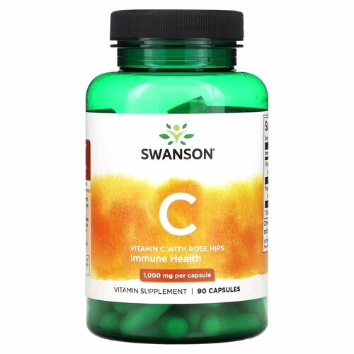 ���� Swanson Vitamin C Rose Hips 1000mg 90 caps/ ������� � � ���������� ������ ������