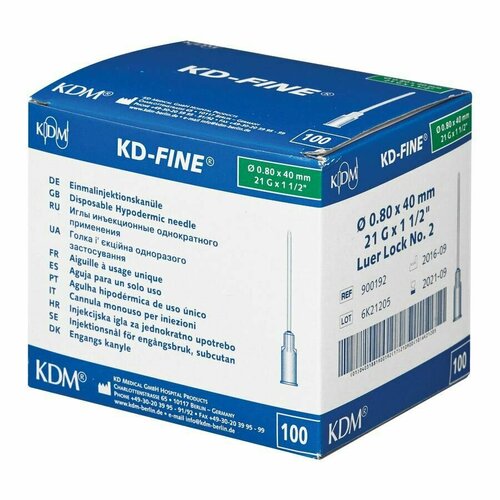 ���� ���� ������������ 21G (0,8�40 ��) KD-Fine 100��./��. ������ ������