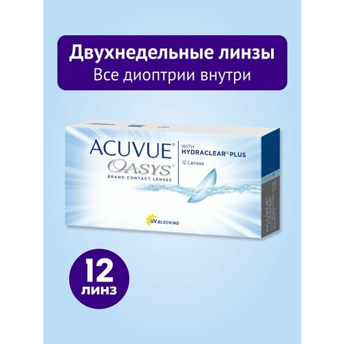 ���� ������������� ����� ACUVUE Oasys, +4.50 / 8.8, 12 ��. ������ ������
