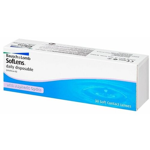    Bausch & Lomb Soflens Daily Disposable, 30 ., R 8,6, D -7  