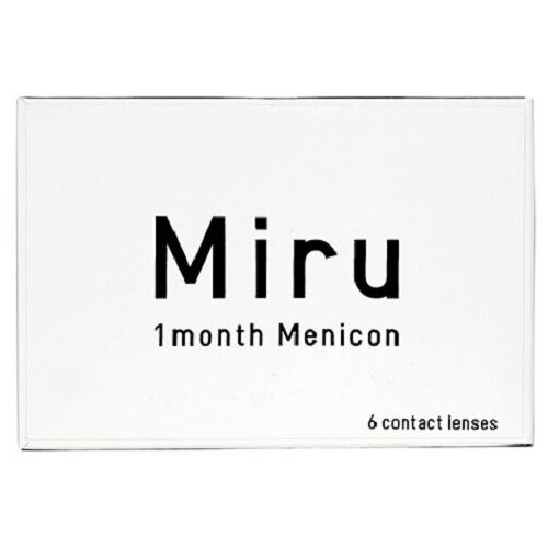    Menicon Miru 1month, 6 ., R 8,3, D -10,5, , 1 .   -     , -, 