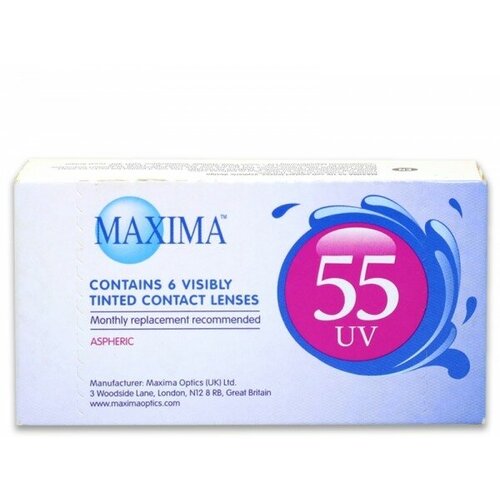    Maxima 55 UV Aspheric, 6 ., R 8,9, D -1,25  