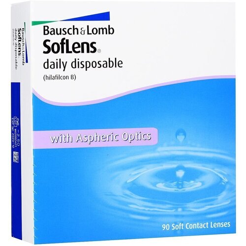    Bausch & Lomb Soflens Daily Disposable, 90 ., R 8,6, D -7  