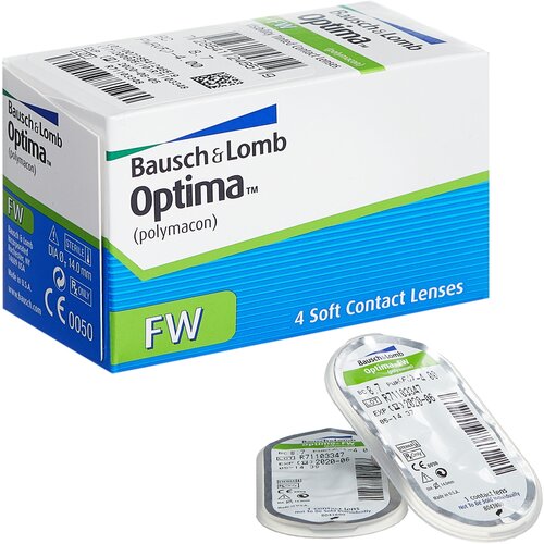 ���� ���������� ����� Bausch & Lomb Optima FW, 4 ��., R 8,4, D -5 ������ ������
