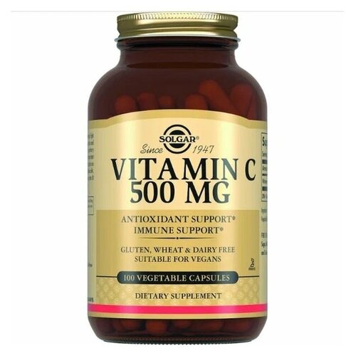  Solgar Vitamin C ., 500 , 100 .   -     , -, 