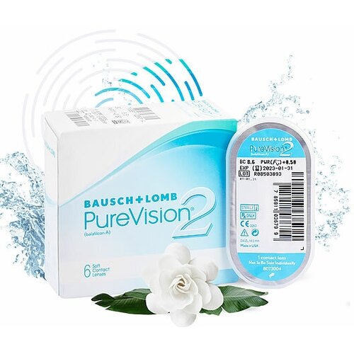���� ���������� ����� Bausch & Lomb PureVision 2 HD., 6 ��., R 8,6, D -5,5 ������ ������