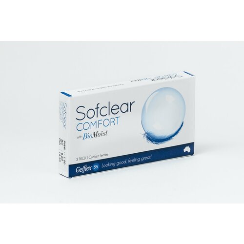 ���� ���������� ����� �� ����� Gelflex Sofclear Comfort with BioMoist, 3 ��., R 8,6, D -1, 1 ��. ������ ������
