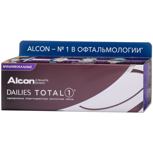���� ����������� ���������� ����� Alcon Dailies Total1 Multifocal, 30 ��., R 8,5, D -4,25, ADD: �������, 1 ��. ������ ������