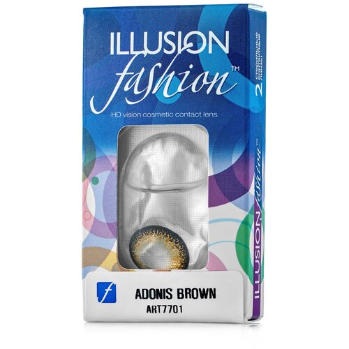 ���� ���������� ����� ILLUSION Fashion Adonis, 2 ��., R 8,6, D 0, brown ������ ������