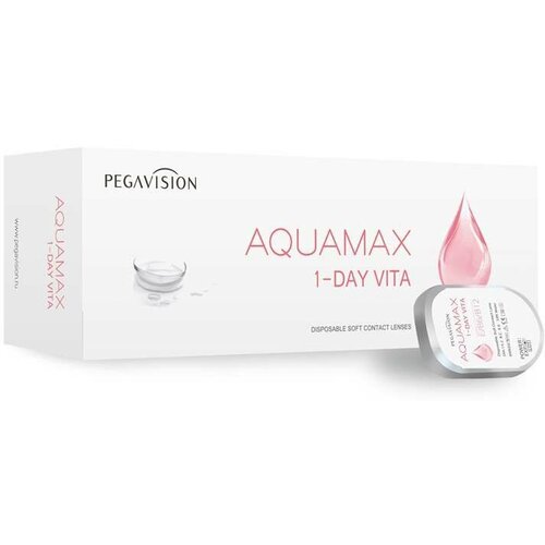 ���� ���������� ����� Pegavision Aquamax 1 Day Vita, 30 ��., R 8,6, D -4, ����������, 1 ��. ������ ������