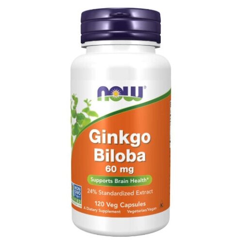 ���� NOW Ginkgo Biloba 60 mg, 120 vcaps ������ ������