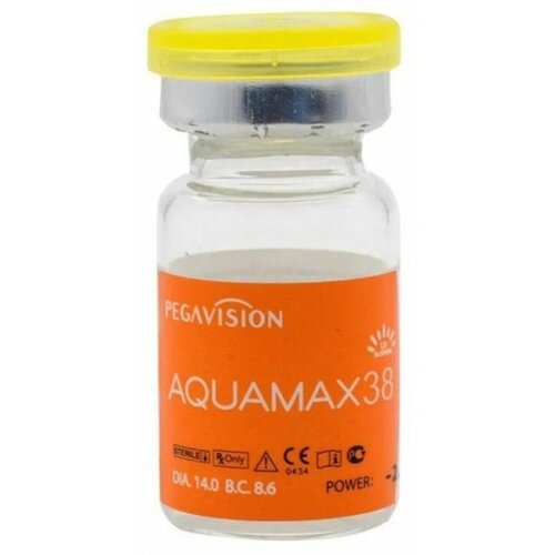 ���� ���������� ����� Pegavision Aquamax 38, 1 ��., R 8,6, D -5,5, ����������, 1 ��. ������ ������