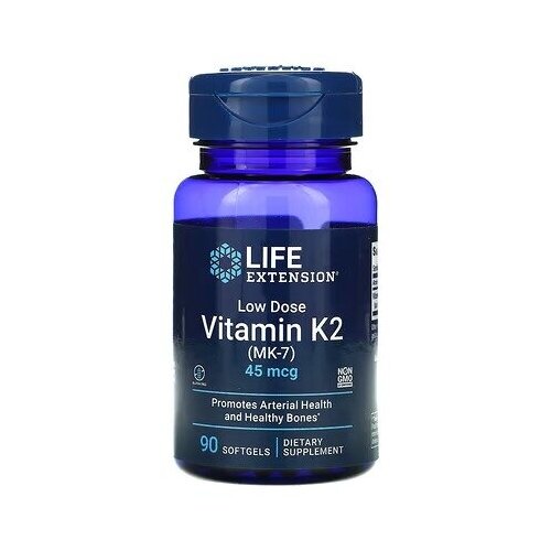 ���� Life Extension Vitamin K2 (MK-7) 45 ��� (������� �2 ��-7) 90 ������ ������ (Life Extension) ������ ������