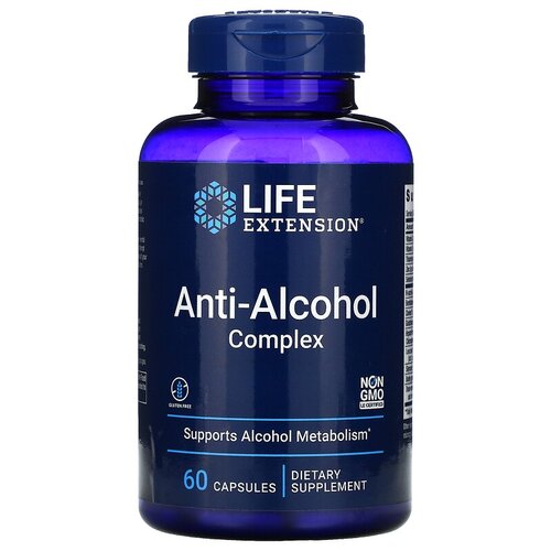 ���� ������� Life Extension Anti-Alcohol Complex, 100 �, 60 ��. ������ ������