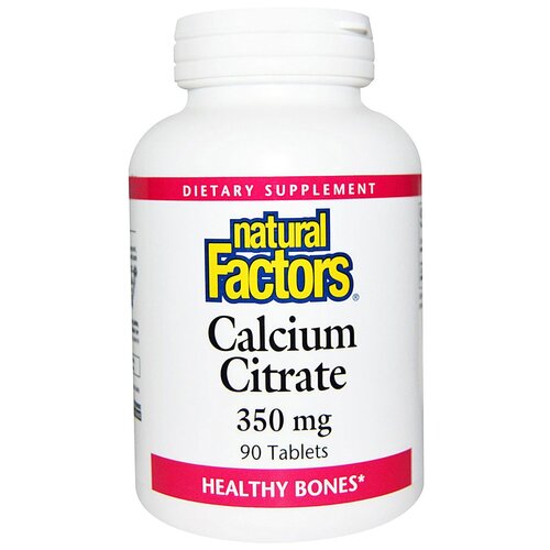 ���� �������� Natural Factors Calcium Citrate, 194 �, 350 ��, 90 ��. ������ ������