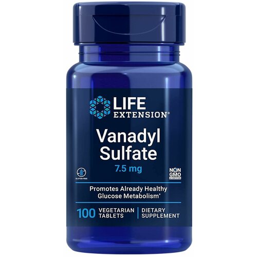 ���� Life Extension Vanadyl Sulfate 7.5 mg (������� ������� 7,5 ��) 100 ��� �������� (Life Extension) ������ ������