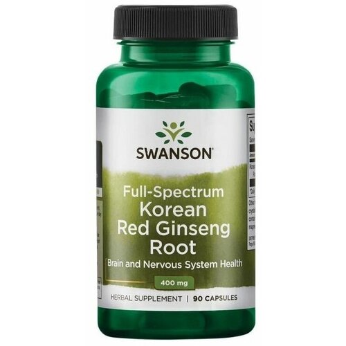  Swanson Full Spectrum Korean Red Ginseng Root (     ) 400  90    -     , -, 