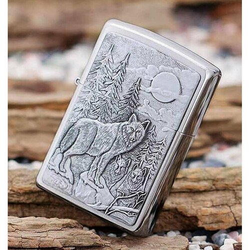   Zippo 20855  Brushed Chrome   -     , -, 