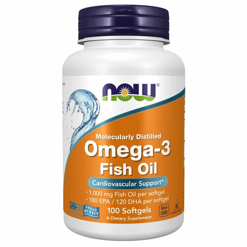 ���� NOW ����� 3 omega-3 1000 �� ������ �������, 100 ������ ������ ������