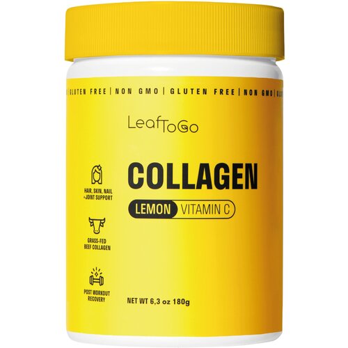 ���� LeafToGo Collagen + Vitamin C ���., 180 �, ����� ������ ������