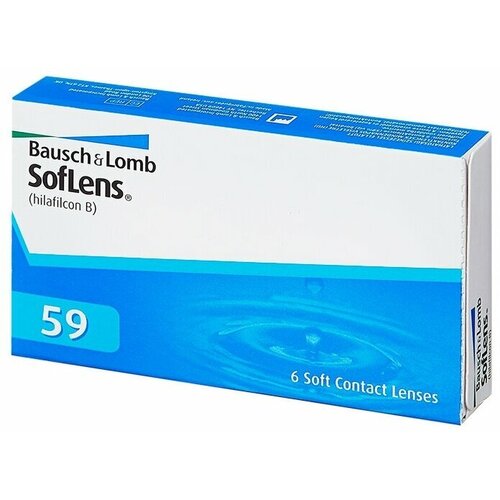    Bausch & Lomb SofLens 59, 6 ., R 8,6, D -1,25   -     , -, 