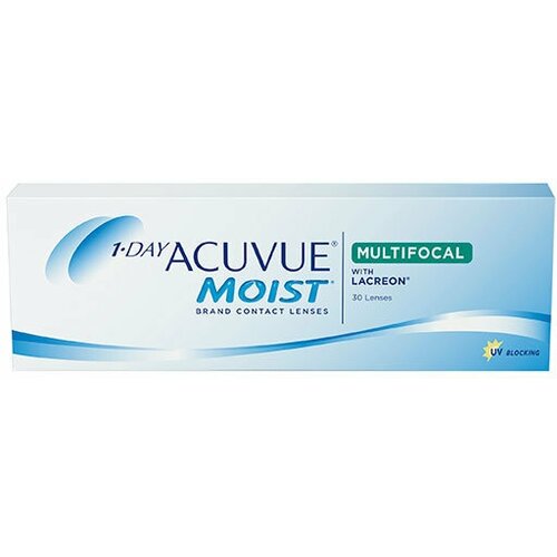 ���� ����������� ���������� ����� ACUVUE 1-DAY MOIST MULTIFOCAL, 30 ��., R 8,4, D +4,75, ADD: ������, 1 ��. ������ ������