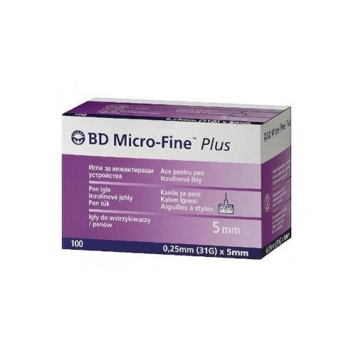    - BD Micro-Fine Plus, 5  x 0.25 , : 31G, 100 .   -     , -, 