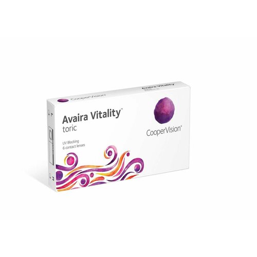 ���� ���������� ����� CooperVision Avaira Vitality toric., R 8,5, D +4,25,�CYL:�-0,75,�A�:�120, ����������, 1 ��. ������ ������