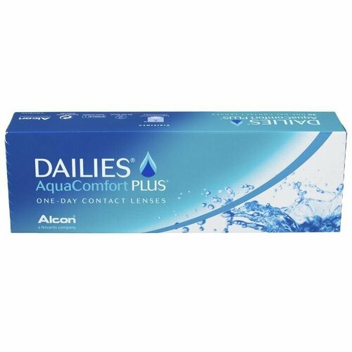 ���� ���������� ����� �� ����� Alcon Dailies AquaComfort PLUS, 30 ��., R 8,7, D -9,5, 1 ��. ������ ������