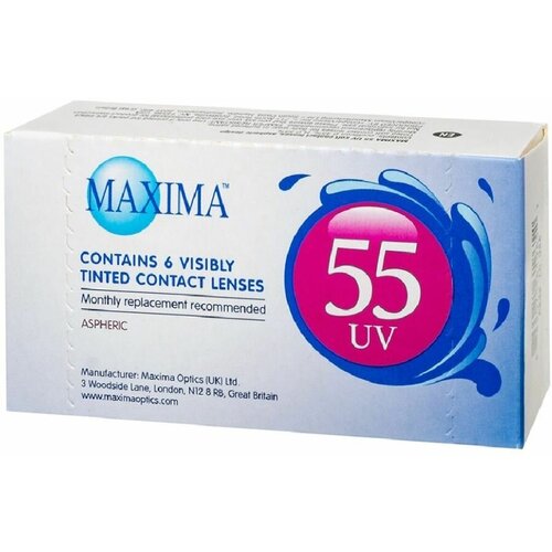    Maxima 55 UV Aspheric, 6 ., R 8,6, D -5,25, , 1 .   -     , -, 