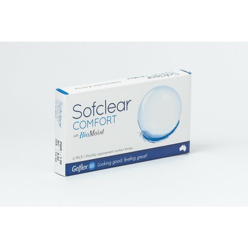    Gelflex Sofclear Comfort with BioMoist, 6 ., R 8,6, D -1,5, , 1 .   -     , -, 