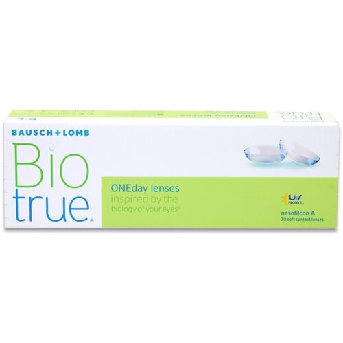 ���� ���������� ����� Bausch & Lomb Biotrue ONEday, 30 ��., R 8,6, D -7, 1 ��. ������ ������