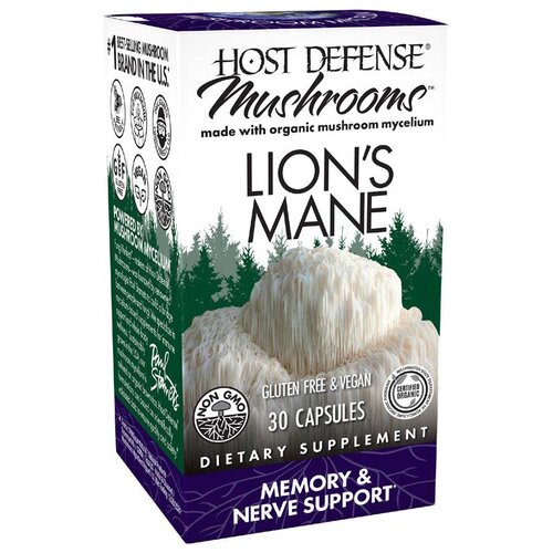 ���� ������� Host defense Lion's mane, 60 �, 60 ��, 30 ��. ������ ������