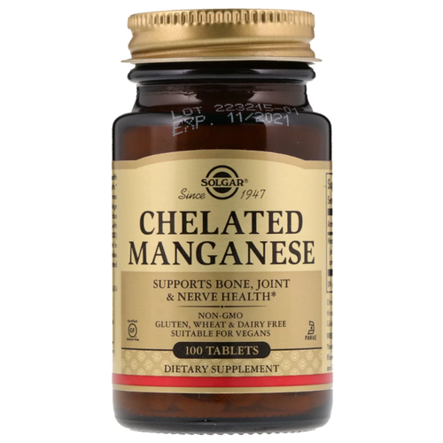 ���� Solgar Chelated Manganese ���., 500 �, 100 ��. ������ ������