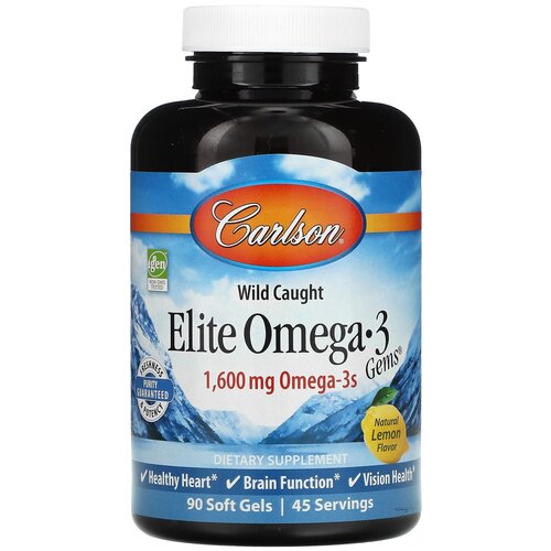  Elite Omega-3 Gems ., 400 , 340 , 90 .,    -     , -, 