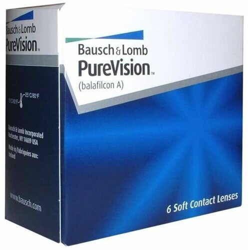 ���� ���������� ����� Bausch & Lomb PureVision, 6 ��., R 8,6, D -3,25 ������ ������