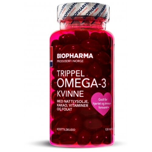 ���� Biopharma Trippel Omega-3 Kvinne ����., 155 �, 120 ��., ������� ������ ������