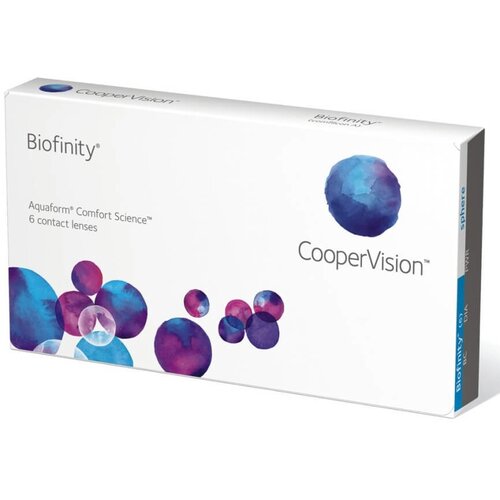    CooperVision Biofinity, 6 ., R 8,6, D -2,5, 1 .  