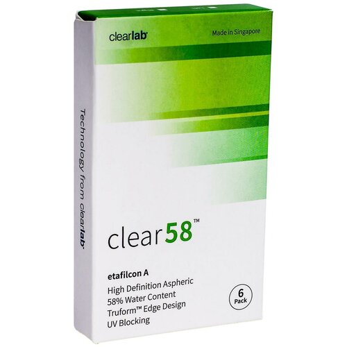    Clearlab Clear 58, 14 , 6 ., R 8,3, D -9,5, , 1 .  