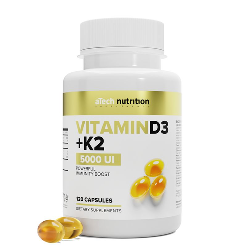   3 + 2 5000  / VITAMIN D3+2 5000  700  aTech nutrition 120    -     , -, 