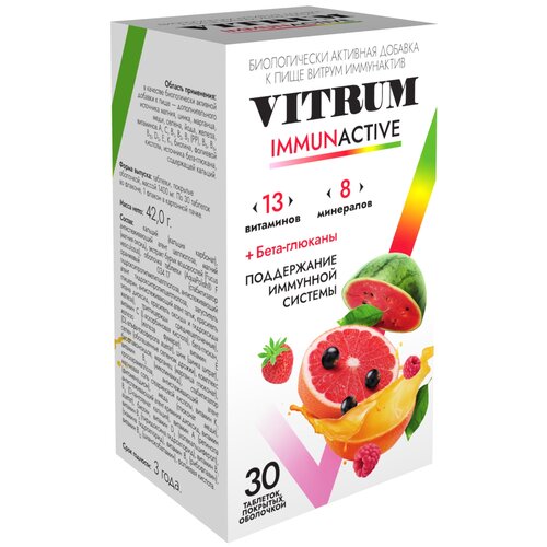 ���� VITRUM IMMUNACTIVE ���. �\�, 1.4 �, 30 ��. ������ ������