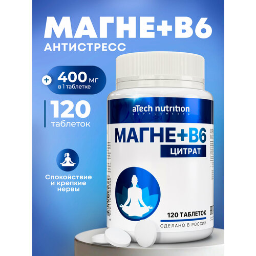 ���� ������ +�6 / MAGNE+ �6 aTech nutrition 120 �������� ������ ������