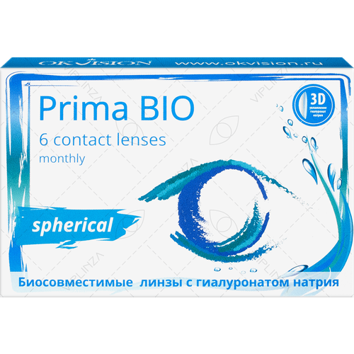    OKVision PRIMA BIO, 6 ., R 8,6, D -12,5, , 1 .   -     , -, 