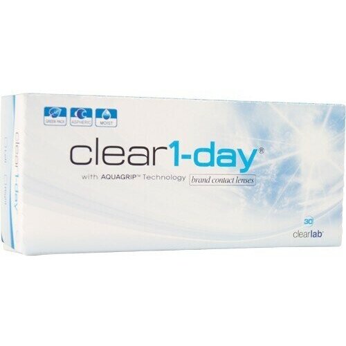 ���� ���������� ����� Clearlab Clear 1-day, 30 ��., R 8,7, D +4, 1 ��. ������ ������