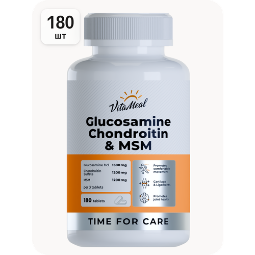 ���� ���������� ���������� ��� ��� ������ � �������� Glucosamine & Chondroitin & MSM, 180 �������� ������ ������